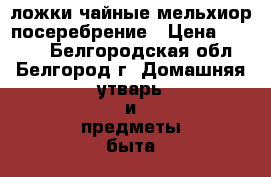 ложки чайные мельхиор посеребрение › Цена ­ 1 000 - Белгородская обл., Белгород г. Домашняя утварь и предметы быта » Посуда и кухонные принадлежности   